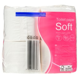 CARE | Χαρτί Υγείας Soft 3 Φύλλα 16 Ρολά 1.83kg