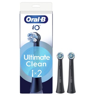ORAL B | Ανταλλακτικές Κεφαλές iO Ultimate Clean Black 2 Τεμάχια