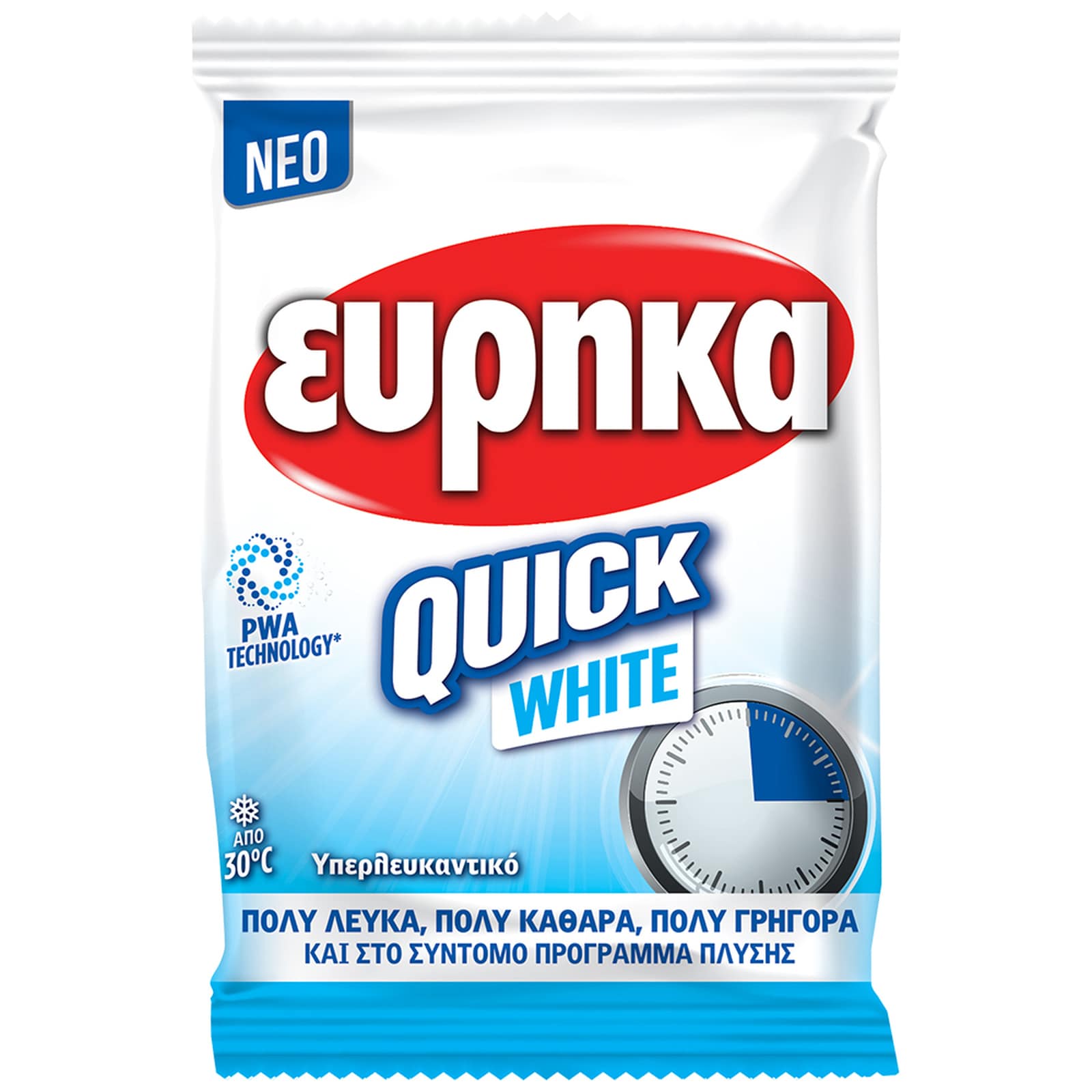 ΕΥΡΗΚΑ Υπερλευκαντικό Quick White Σκόνη 4x50g