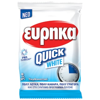 ΕΥΡΗΚΑ | Υπερλευκαντικό Quick White Σκόνη 4x50g