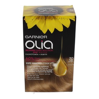 OLIA | ΒΑΦΗ ΜΑΛΛΙΩΝ ΣΕΤ 7.0 ΣΚΟΥΡΟ ΞΑΝΘΟ 60GR 60 GR