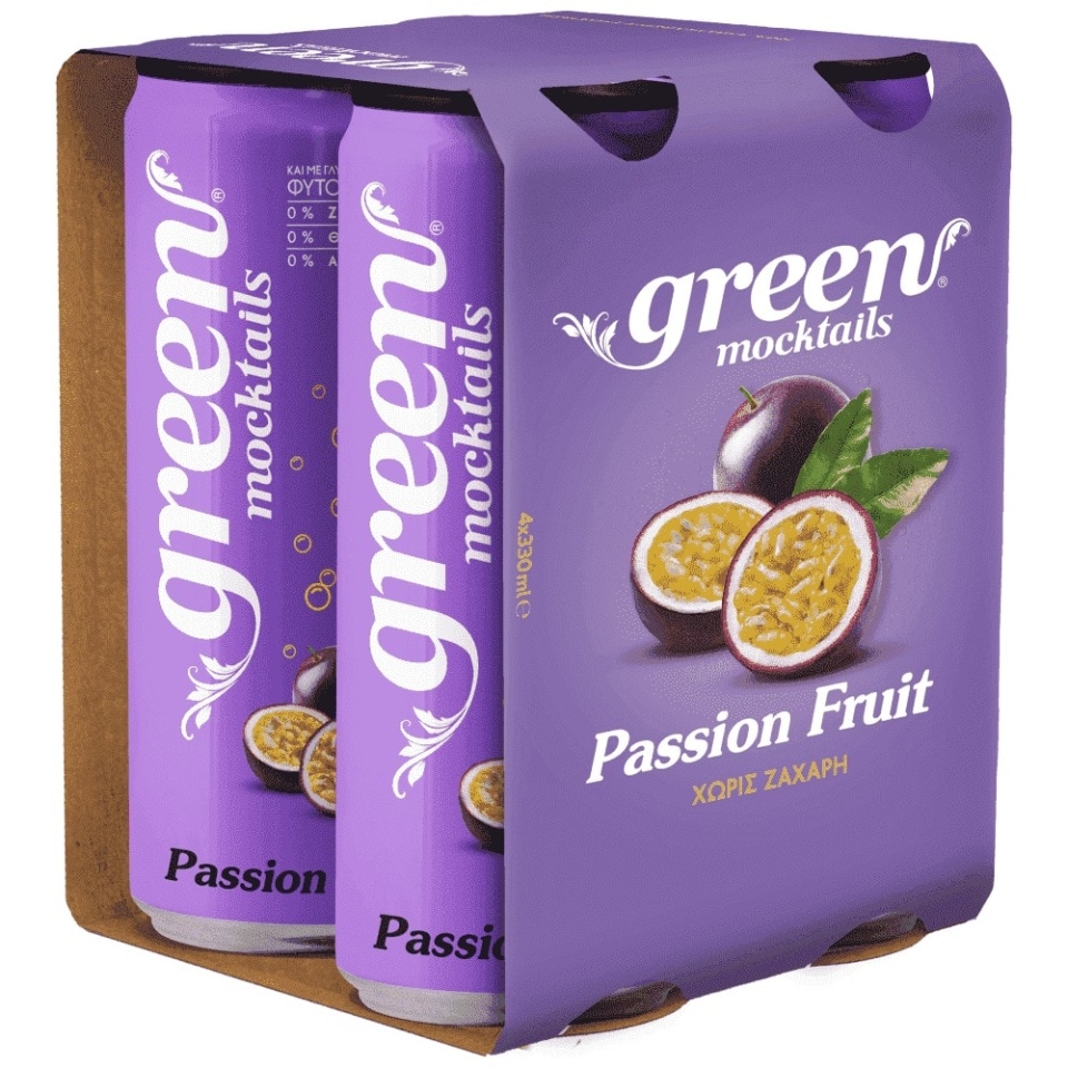 GREEN Mocktail Passion Fruit 4x330ml