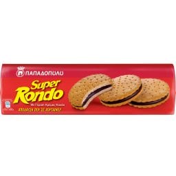ΠΑΠΑΔΟΠΟΥΛΟΥ | Μπισκότα Super Rondo Γεμιστά με Σοκολάτα 500g