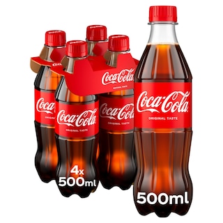 COCA COLA | Αναψυκτικό Cola Φιάλη 4x500ml