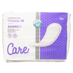 CARE | Σερβιέτες Ακράτειας Unisex Super Plus 10 Τεμάχια