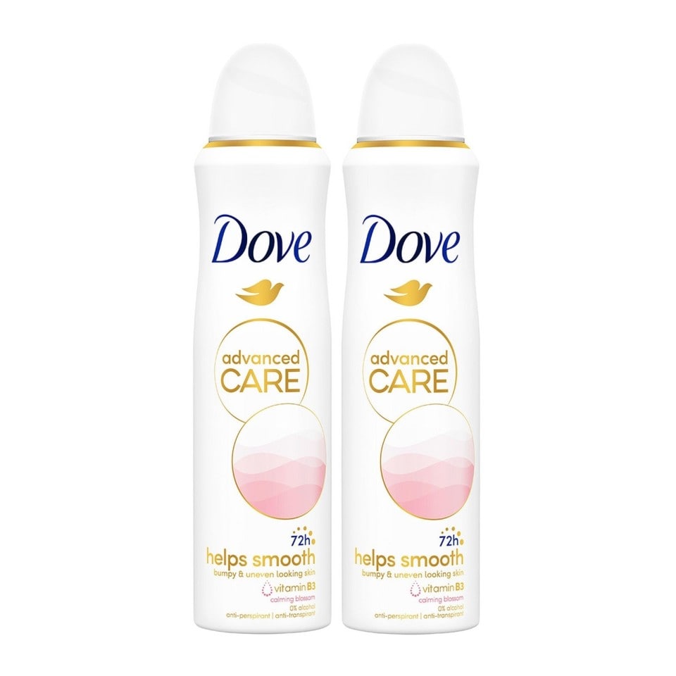 DOVE Αποσμητικό Spray Advanced Care Calming Blossom 150ml 1+1 Δώρο