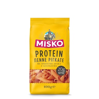MISKO | Μακαρόνια Πέννε Ριγκάτε Protein 400g