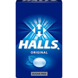 HALLS | Καραμέλες Original Μενθόλη & Ευκάλυπτος 28g