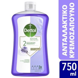 DETTOL | Υγρό Σαπούνι Ανταλλακτικό Soothe 750ml