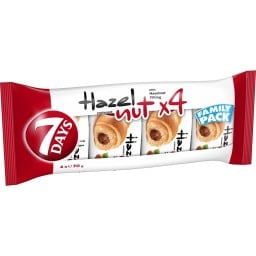 7DAYS | Κρουασάν Πραλίνα Φουντουκιού 4x70g