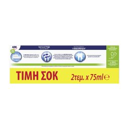 AIM | Οδοντόκρεμα White System 2x75ml
