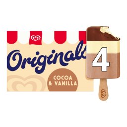 ALGIDA | Παγωτό Originals Κακάο & Βανίλια 4x49g