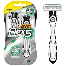 BIC | Ξυραφάκια Flex 5 Sensitive 3 Τεμάχια