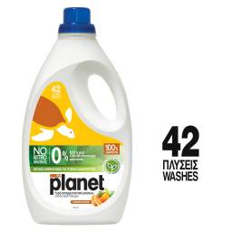 PLANET | Υγρό Πλυντηρίου Ρούχων Orange Power 42 Μεζούρες