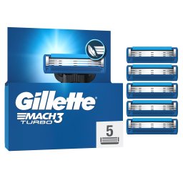 GILLETTE | Razor Blades Mach3 Turbo Refills 5 Pieces