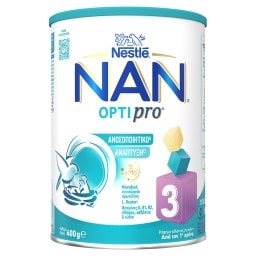 NAN | Γάλα Νηπιακό Σκόνη Optipro Νο3 1+ Ετών 400gr