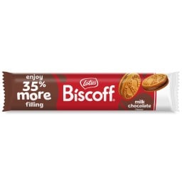 LOTUS | Μπισκότα Γεμιστά Biscoff Σοκολάτα Γάλακτος 154g