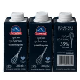 ΟΛΥΜΠΟΣ | Κρέμα Γάλακτος 35% 3x200ml