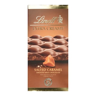 LINDT | Σοκολάτα Extra Creamy Αλατισμένη Καραμέλα 80g