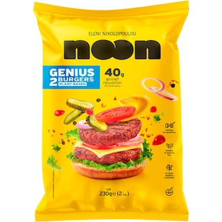 ΝΙΚΟΛΟΠΟΥΛΟΥ | Noon Genius Φυτικό Burger Vegan 230g