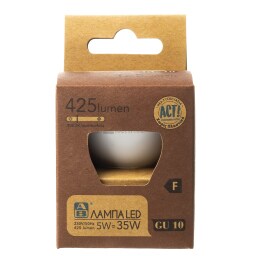 ΑΒ | Λάμπα Led GU10 5W 1 Τεμάχιο