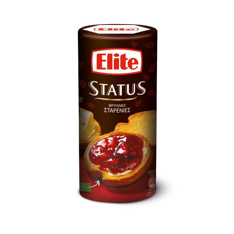 ELITE Φρυγανιές Status Σταρένιες 125g