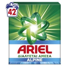 ARIEL | Σκόνη Πλυντηρίου Ρούχων Alpine 42 Μεζούρες