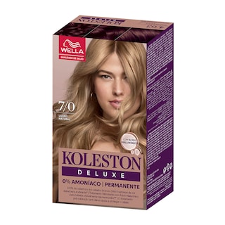 KOLESTON | Βαφή Μαλλιών 7/0 Φυσικό Ξανθό Deluxe Kit 1 Τεμάχιο