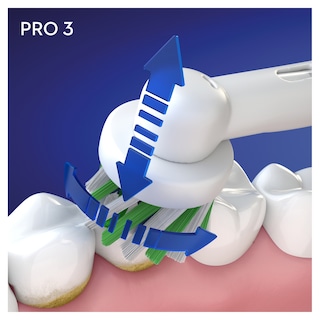 ORAL B | Ηλεκτρική Οδοντόβουρτσα Pro 3000 Cross Action 1 Τεμάχιο