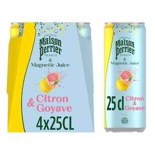 PERRIER | Ανθρακούχο Νερό Maison Perrier Λεμόνι και Γκουάβα 4x250ml