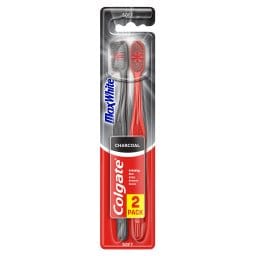 COLGATE | Οδοντόβουρτσα Max White Charcoal 2 Τεμάχια