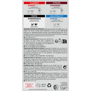 ILLY | Coffee Capsules Espresso Forte 10x5.7g