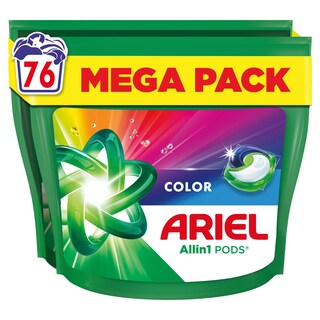 ARIEL | Kάψουλες Πλυντηρίου Ρούχων Allin1 Pods Color 76 Τεμάχια