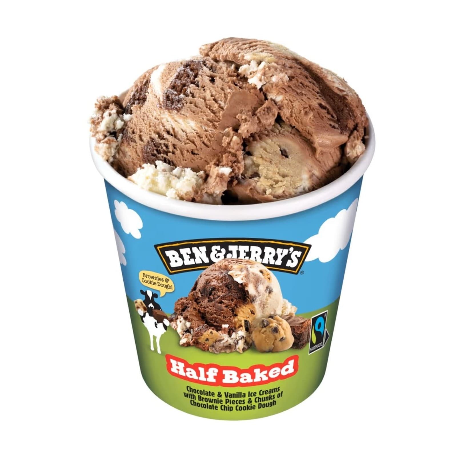BEN & JERRY'S Παγωτό Half Baked 406g
