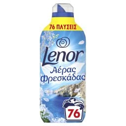 LENOR | Συμπυκνωμένο Μαλακτικό Θαλασσινό Αεράκι 76 Μεζούρες