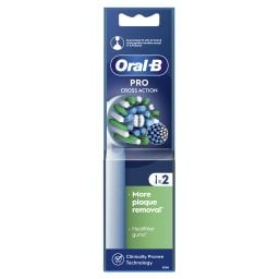 ORAL B | Replacement Heads Cross Action 2 Pieces