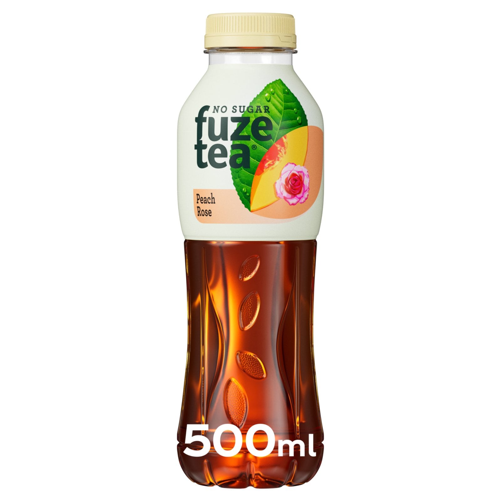FUZE Ice Tea Ροδάκινο Τριαντάφυλλο Χωρίς Ζάχαρη 500ml
