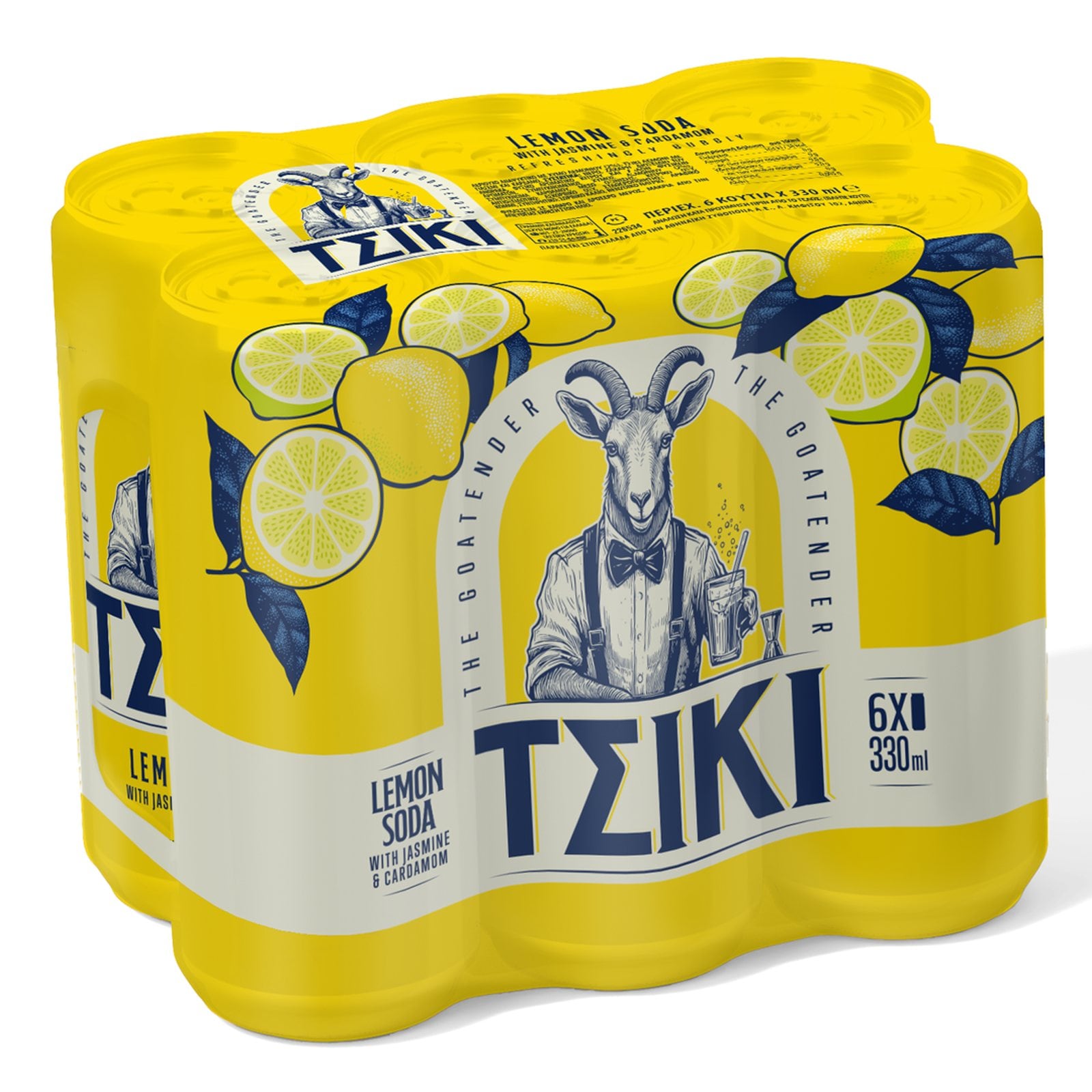 TSIKI Σόδα Λεμόνι Κουτί 6x330ml