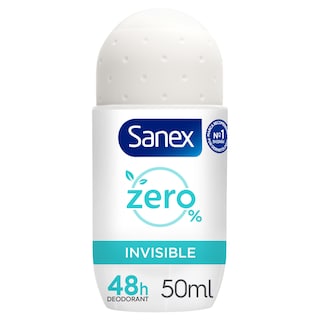 SANEX | Αποσμητικό Roll On Zero% Invisible 50ml