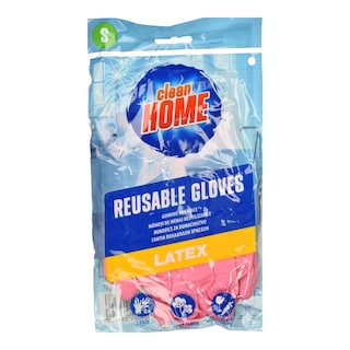 CLEAN HOME | Γάντια Πολλαπλών Χρήσεων Small Latex 2 Τεμάχια
