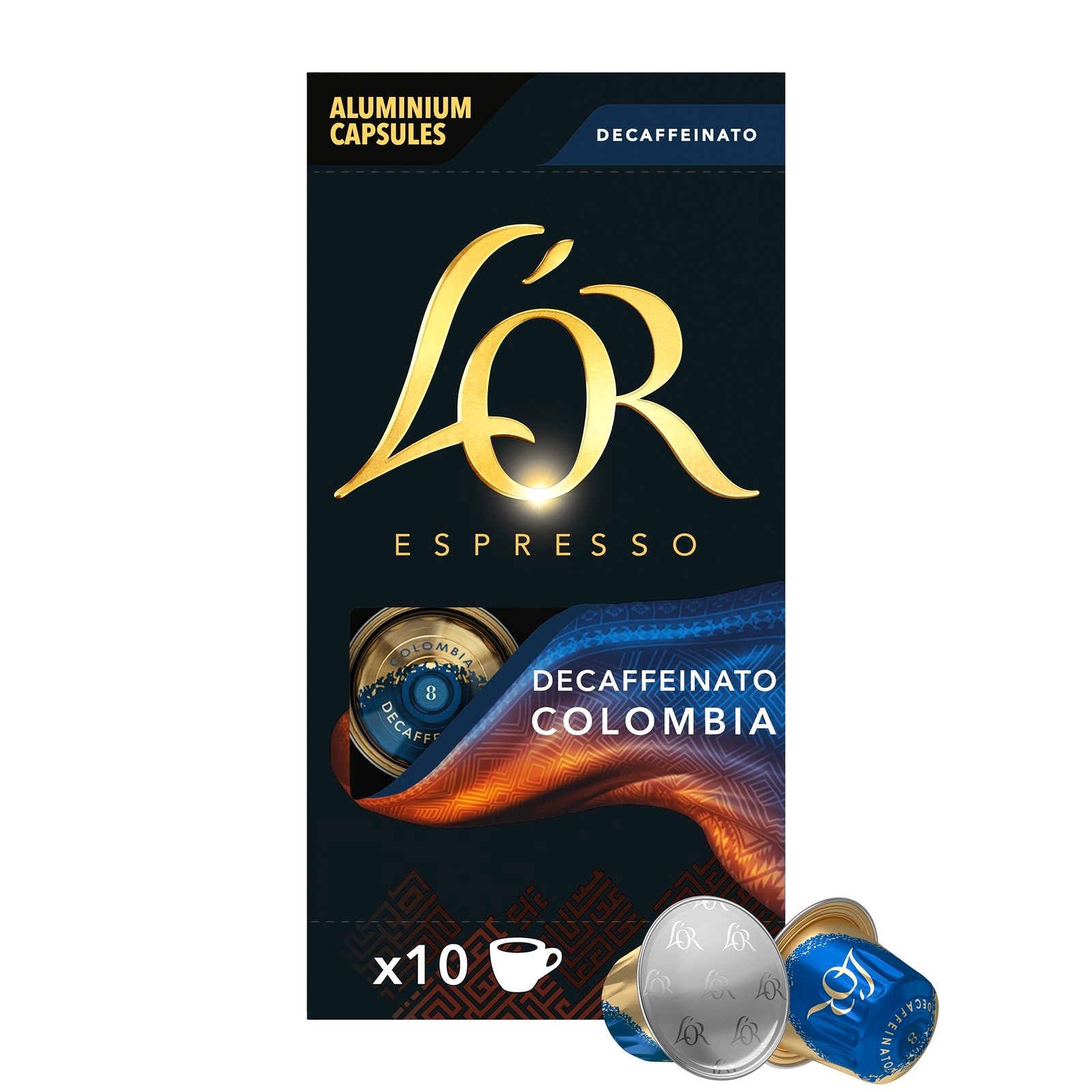 Κάψουλες Καφέ Espresso Colombia Decaf 10x5.2g