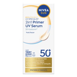 NIVEA | Αντηλιακό Προσώπου UV Face 2in1 Primer Serum SPF50+ 30ml