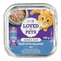 LOVED BY PETS | Γατοτροφή Πατέ Σολομός 100g