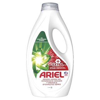 ARIEL | Υγρό Πλυντηρίου Ρούχων Extra Clean 25 Μεζούρες
