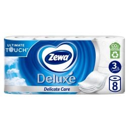 ZEWA | Χαρτί Υγείας Delicate Care 3 Φύλλα 8 Τεμάχια