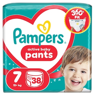 PAMPERS | Πάνες Βρακάκι Μωρού Pants Νο7 38 Τεμάχια