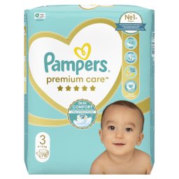 PAMPERS | Πάνες Μωρού Premium Care Νο3 78 Τεμάχια