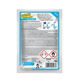 TUBOFLO | Αποφρακτικό Σκόνη Κρύο Νερό 60g 3+1 Δώρο