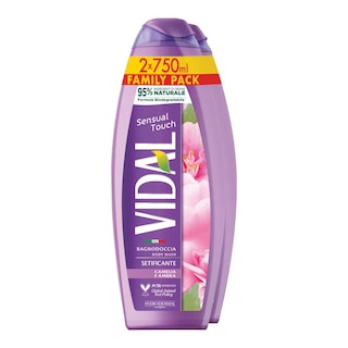 VIDAL | Αφρόλουτρο Sensual Touch 2x750ml
