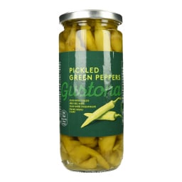 GUSTONA | Πιπεριές Πράσινες σε Άλμη 450g
